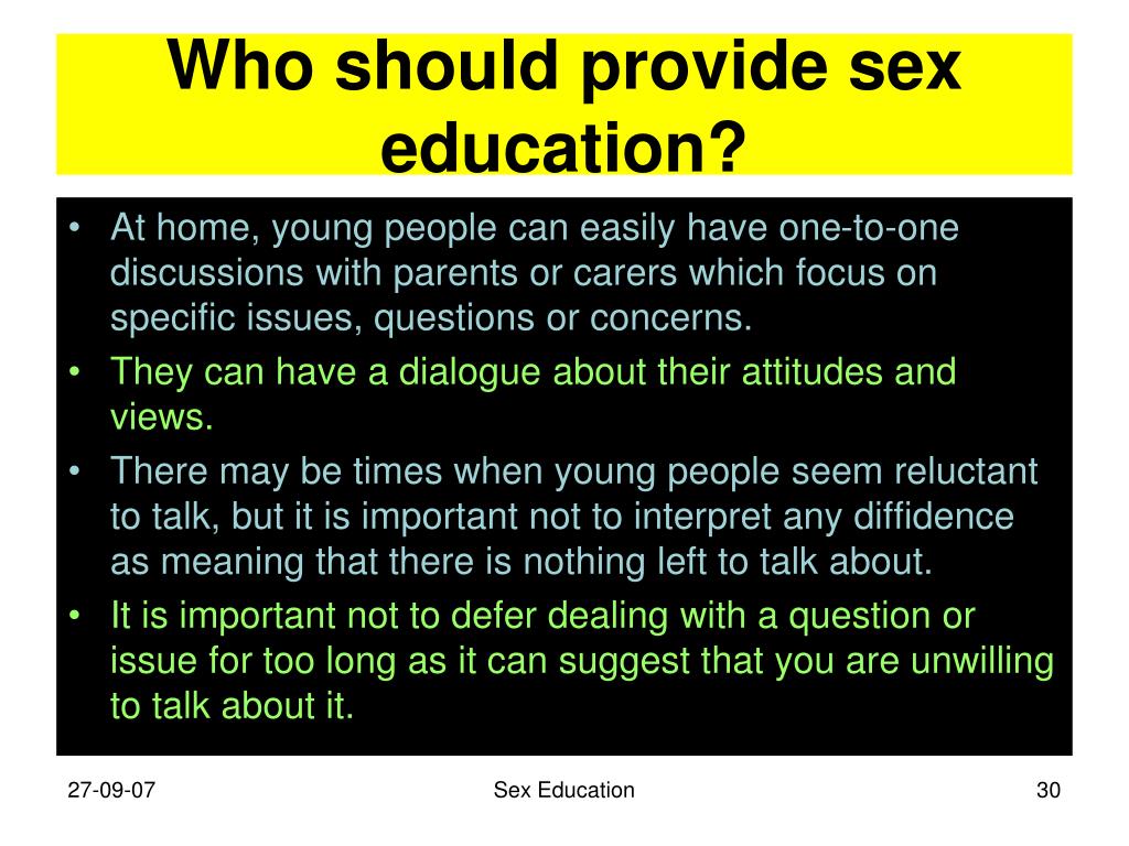 Ppt Sex Education Powerpoint Presentation Free Download Id6998620 