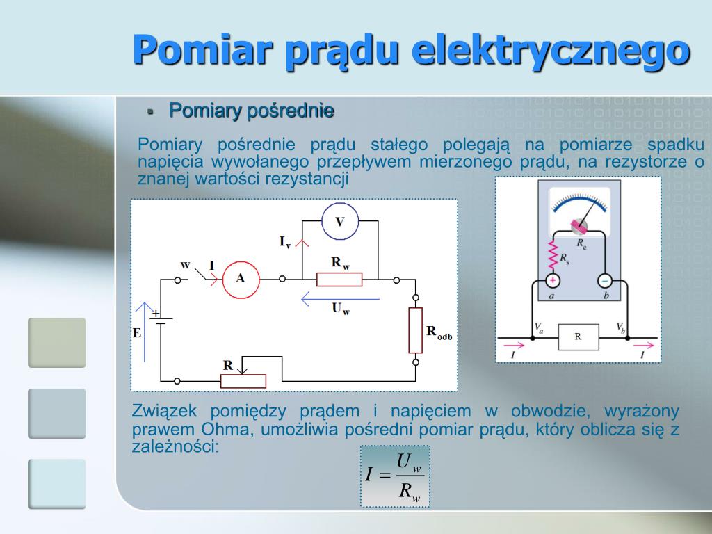 Do Pomiaru Natężenia Prądu Elektrycznego Stosuje Się PPT - PRĄD ELEKTRYCZNY PowerPoint Presentation, free download - ID:6999185
