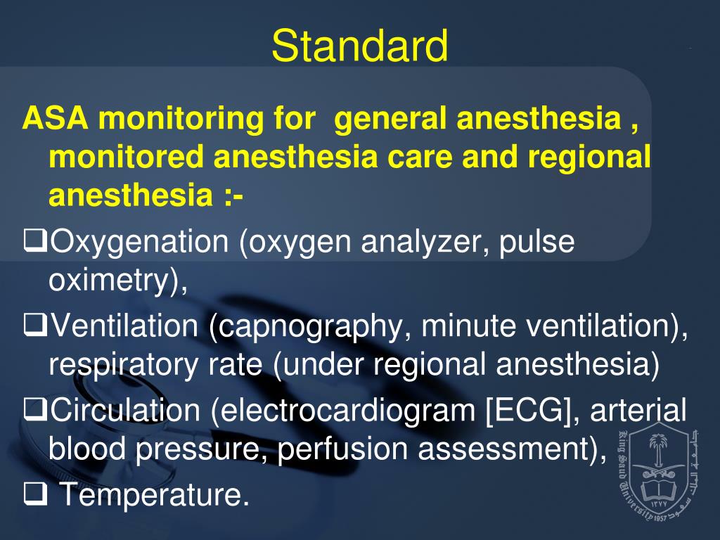 PPT - Monitoring During anaesthesia PowerPoint Presentation, free download  - ID:7001589