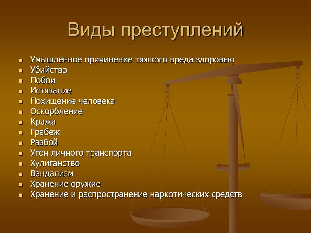 Виды преступлений бывают. Виды преступлений примеры. Виды преступлений по уголовному кодексу РФ. Перечислите виды преступлений.