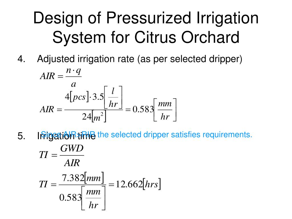 PPT - IRRIGATION_3 PowerPoint Presentation, Free Download - ID:7007795