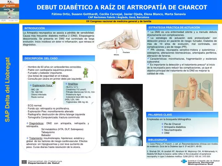 diabetes de artropatía de charcot