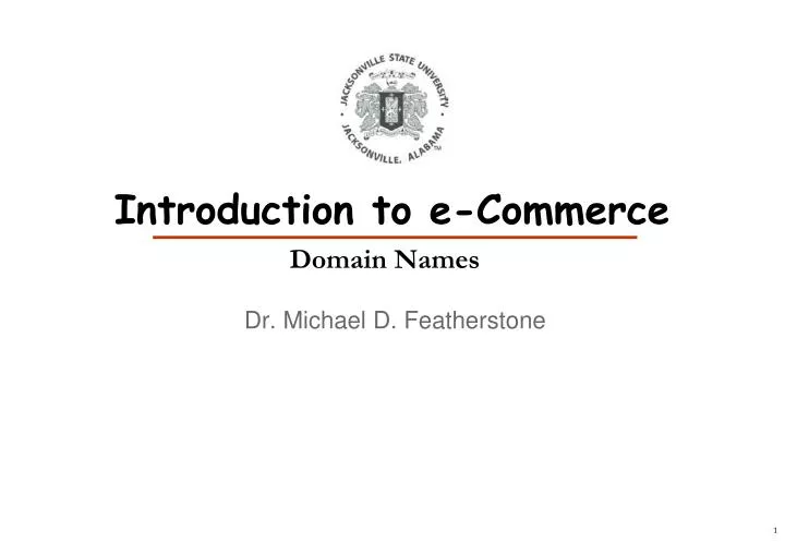 PPT  Introduction to eCommerce PowerPoint Presentation, free download