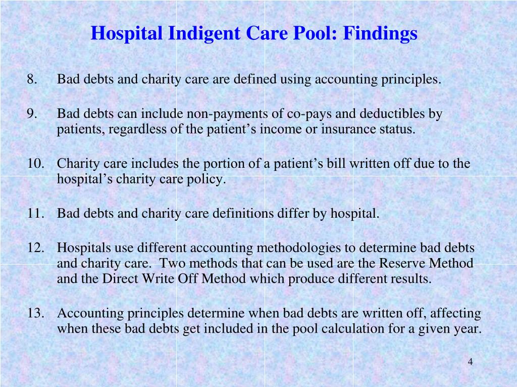 New Models Of Care Impacting Indigent Care