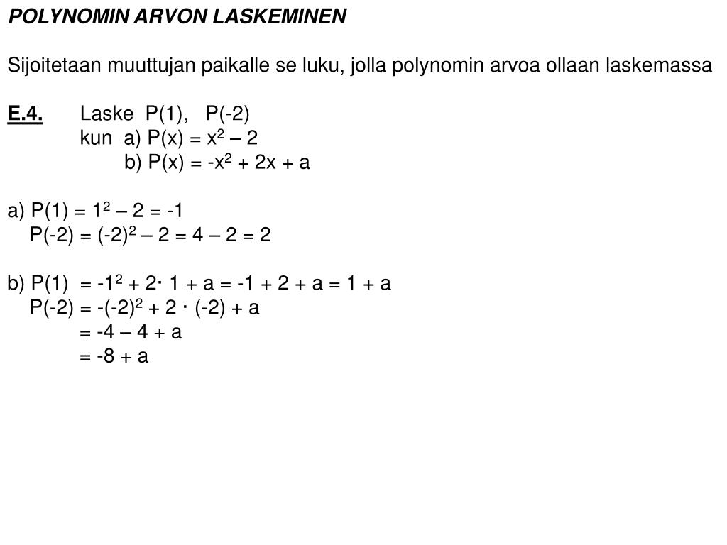 PPT 3 2 Ensimm isen Asteen Polynomifunktio PowerPoint Presentation PPT 3 2 Ensimm isen Asteen Polynomifunktio PowerPoint Presentation