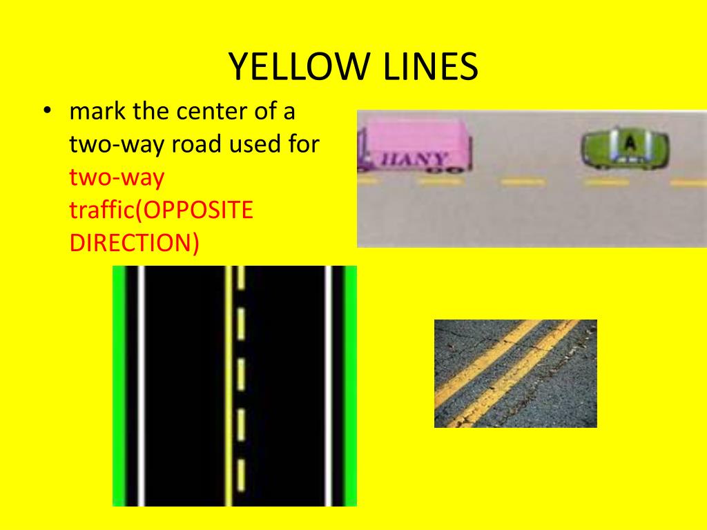 PPT Road Markings PowerPoint Presentation, free download ID7011894