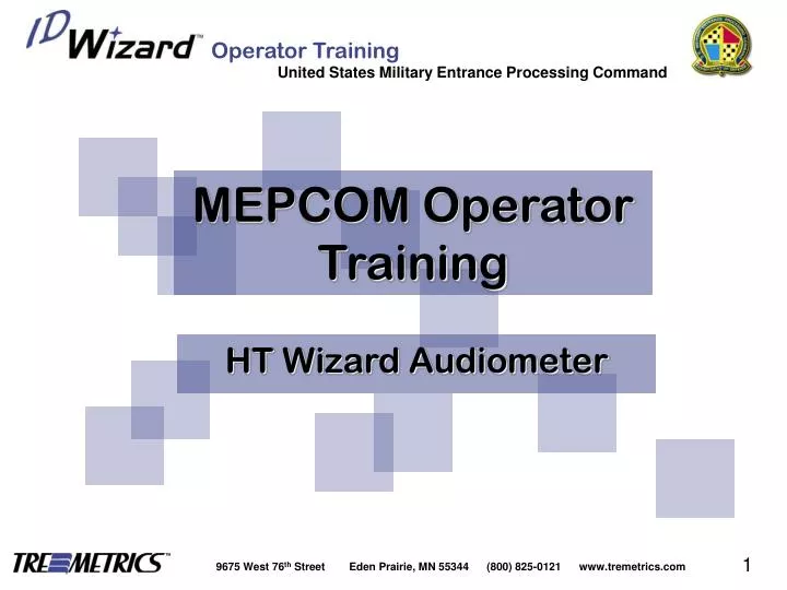 mepcom operator training n.