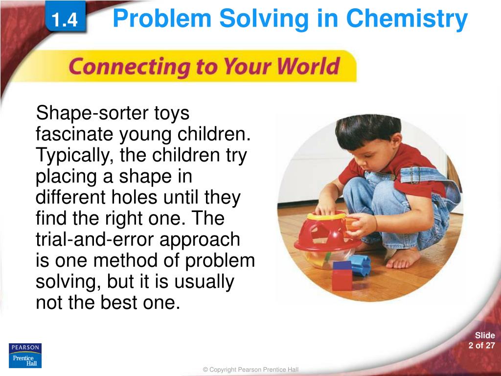 problem solving in chemistry 1.4