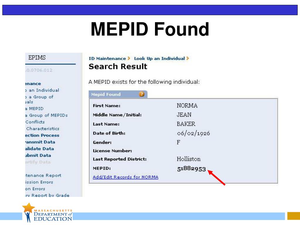 PPT EPIMS ID Maintenance PowerPoint Presentation, free download ID