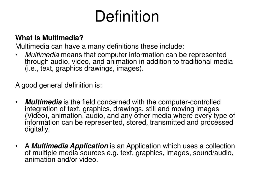 multimedia presentation meaning in telugu