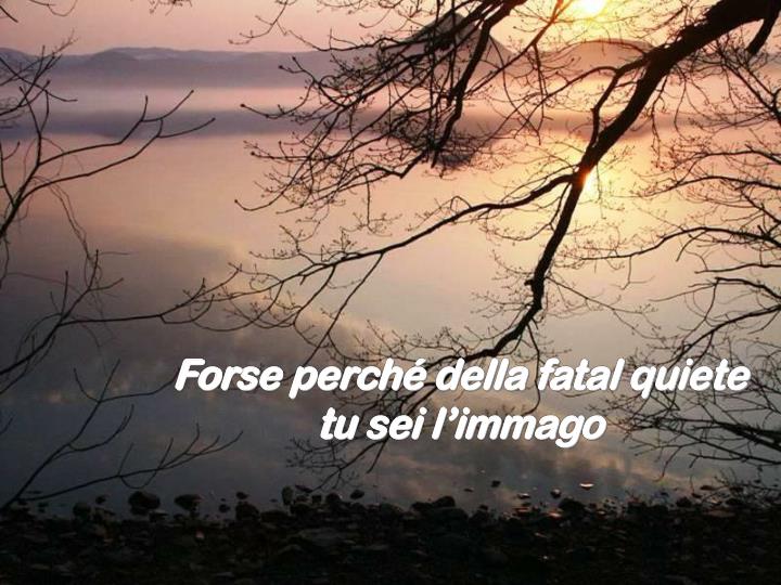 Quello Spirto Guerrier Ch Entro Mi Rugge PPT - Alla sera di Ugo Foscolo PowerPoint Presentation - ID:7022050