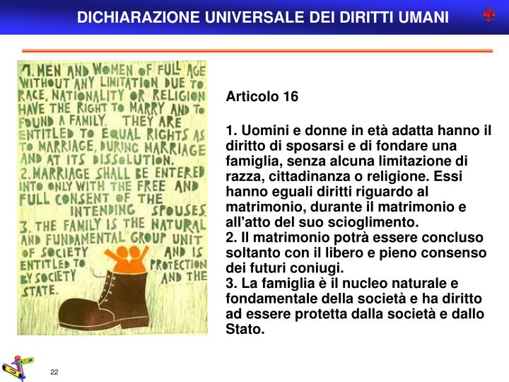 PPT - DICHIARAZIONE UNIVERSALE DEI DIRITTI UMANI PowerPoint