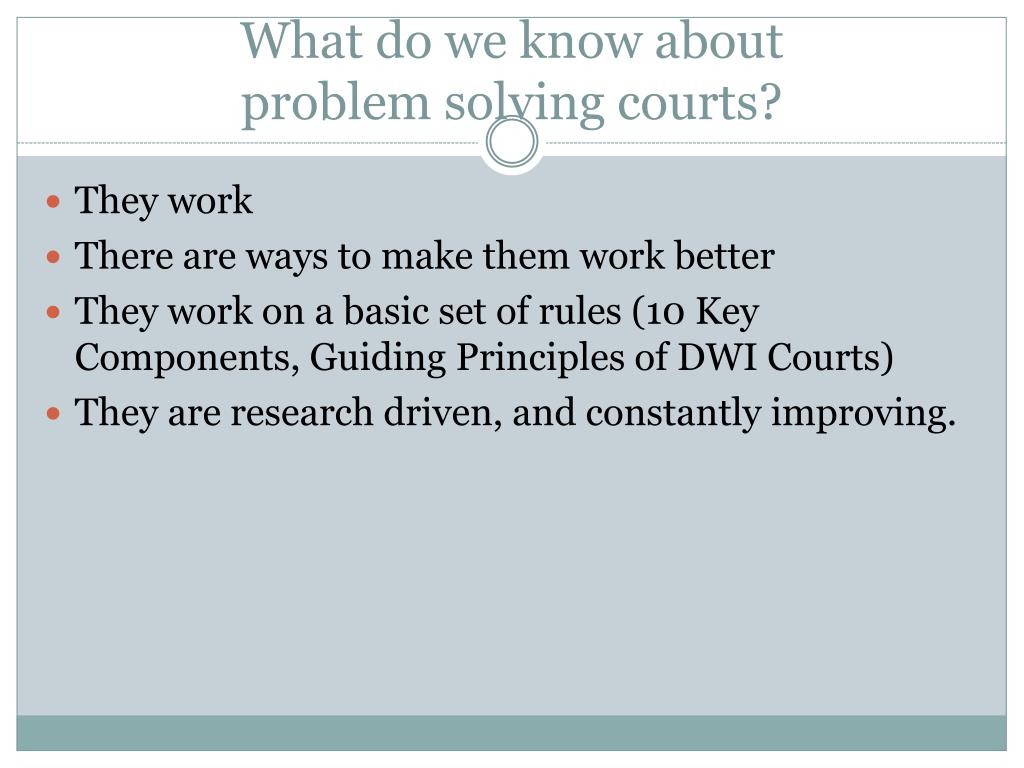 PPT Prosecutor Dilemmas in Problem Solving Courts PowerPoint