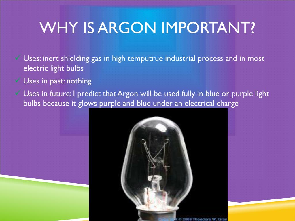 Argon Uses And Properties