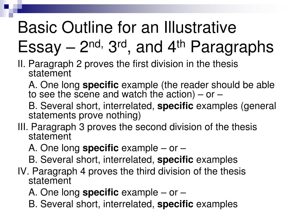 examples of illustrative essay