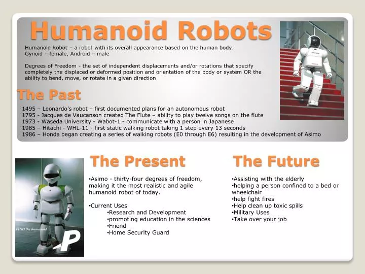 humanoid robot ppt