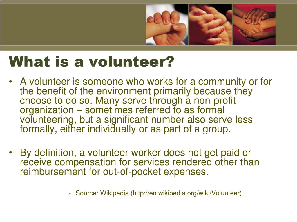 presentation on volunteering