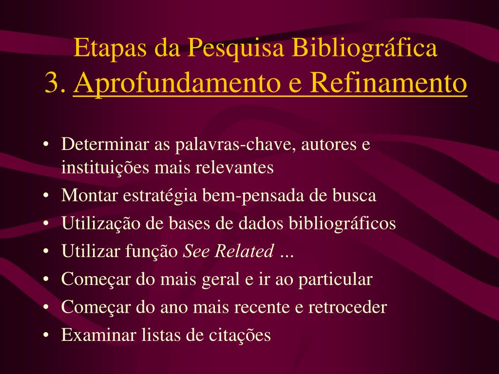 PPT - Pesquisa Bibliográfica PowerPoint Presentation, Free Download ...