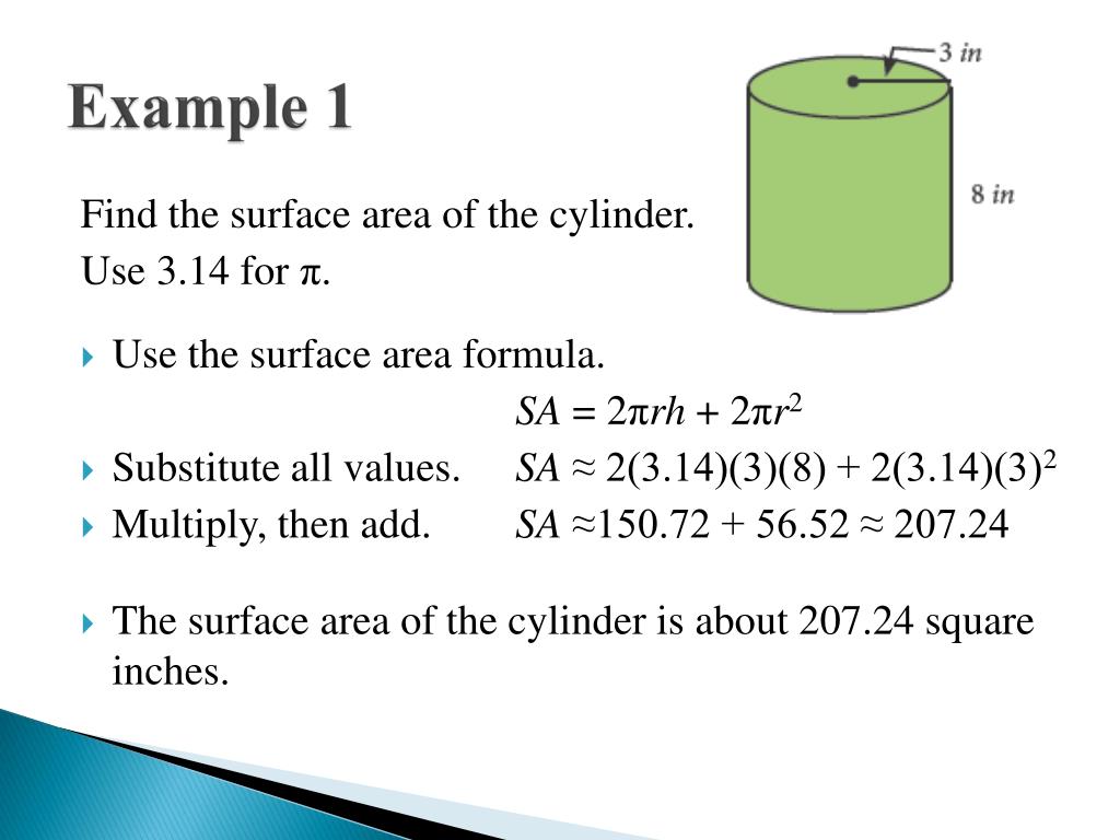 PPT - Surface Area of Cylinders PowerPoint Presentation, free