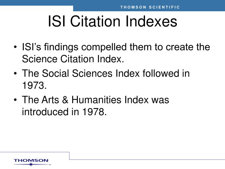 citation index is