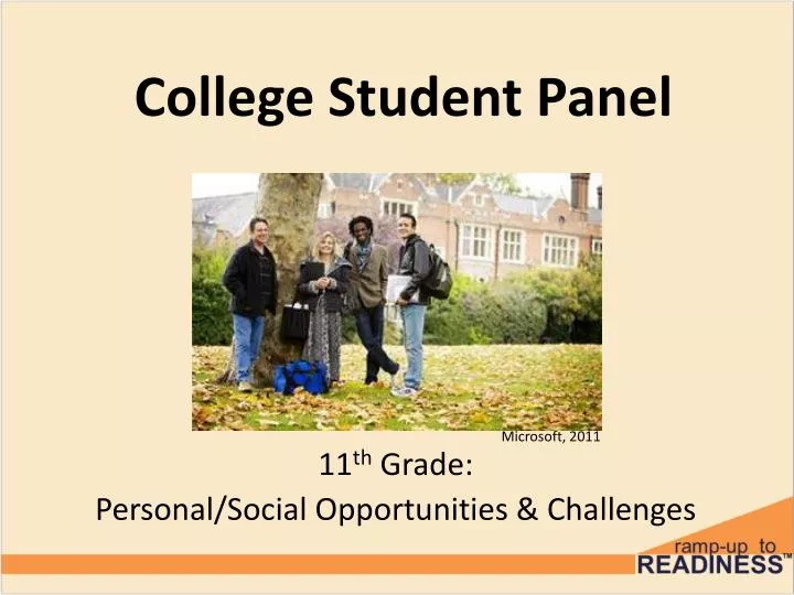 PPT - College Student Panel PowerPoint Presentation, free download - ID ...
