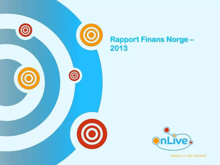 rapport finans norge 2013 n.