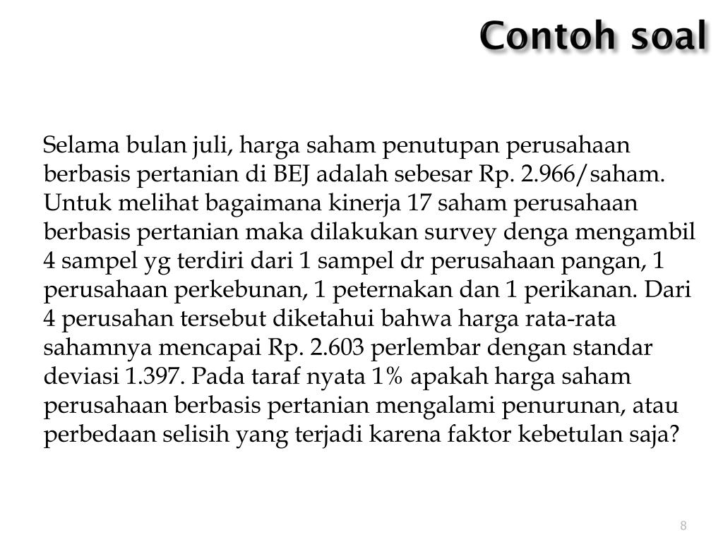 Ppt Bab 14 Pengujian Hipotesis Sampel Kecil Powerpoint Presentation Free Download Id 7031757