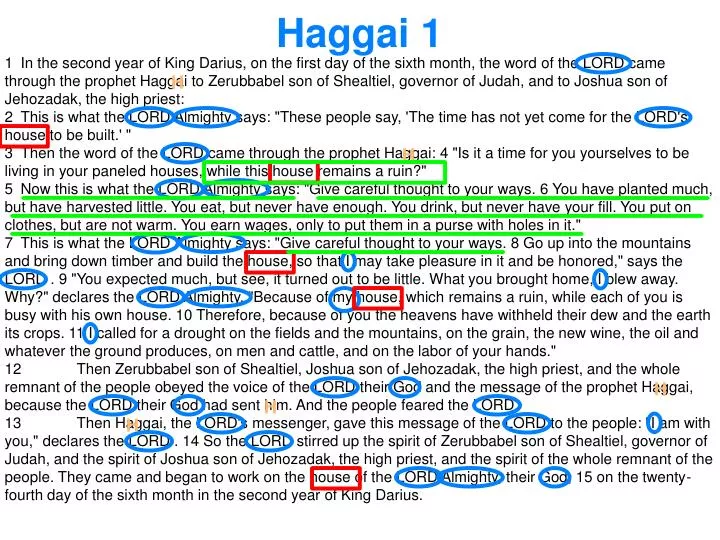 PPT - Haggai 1 PowerPoint Presentation, free download - ID:7032838