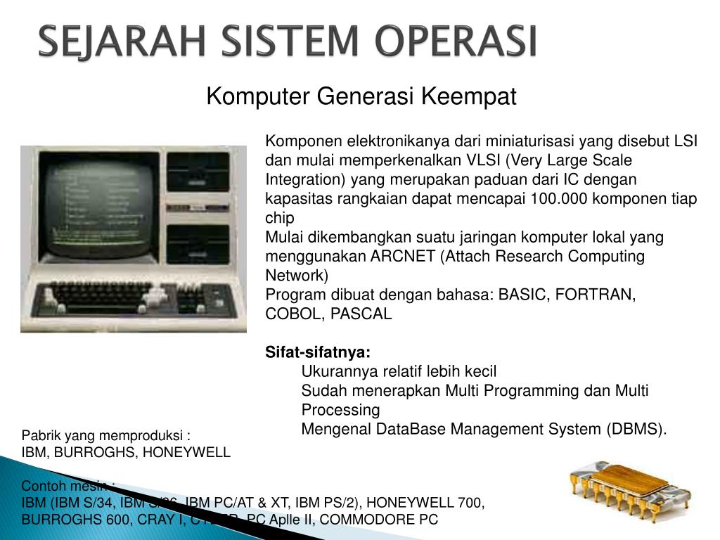 PPT - PERTEMUAN – 2 KULIAH SISTEM OPERASI PENGERTIAN SISTEM OPERASI ...