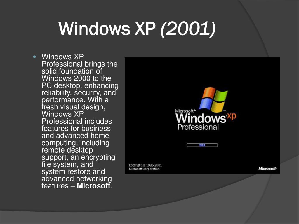 Появления windows. Виндовс хр 2001. Windows 2001. Windows XP август 2001. Компьютер виндовс 2001.