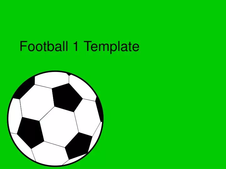 football 1 template n.