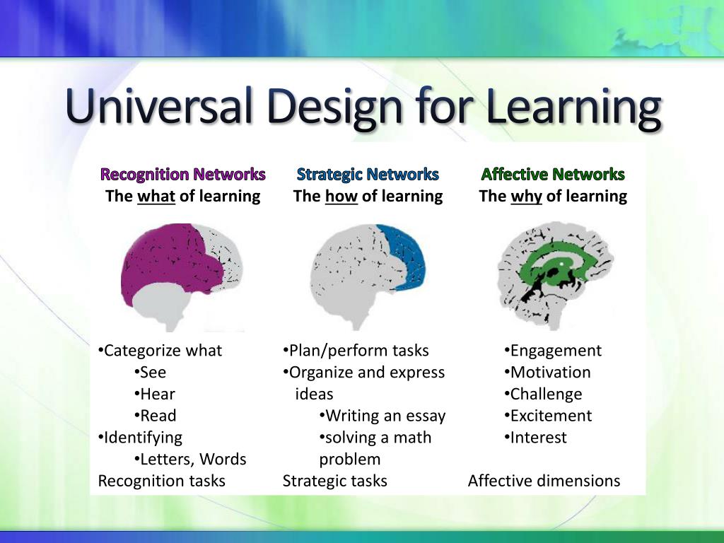 universal design for learning presentation