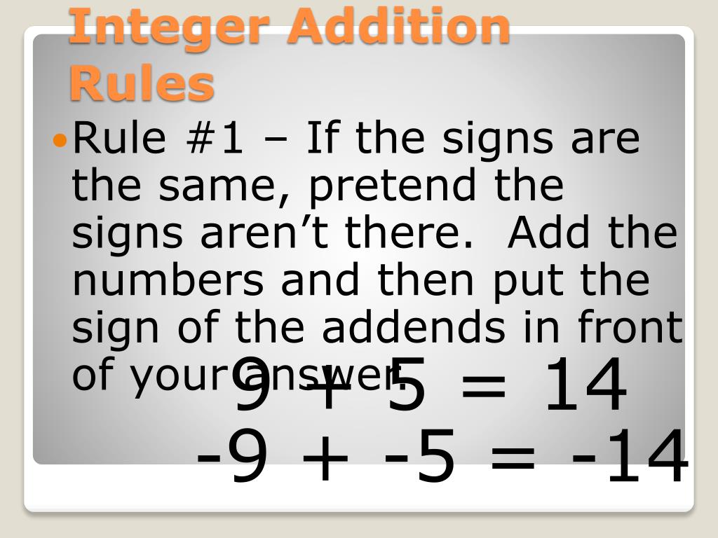 integers negative and positive rules integers negative and positive rules
