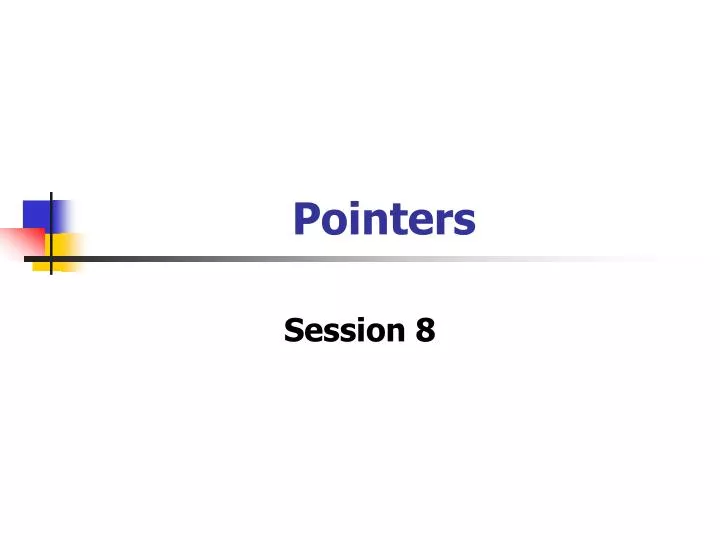 PPT - Pointers PowerPoint Presentation, free download - ID:7036203