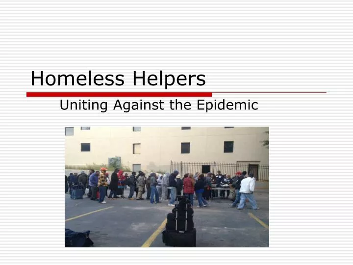 homeless helpers n.