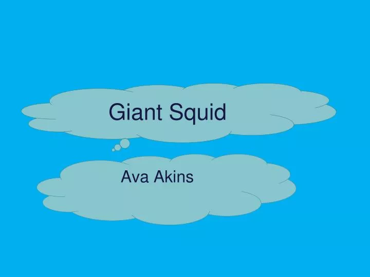 giant squid n.