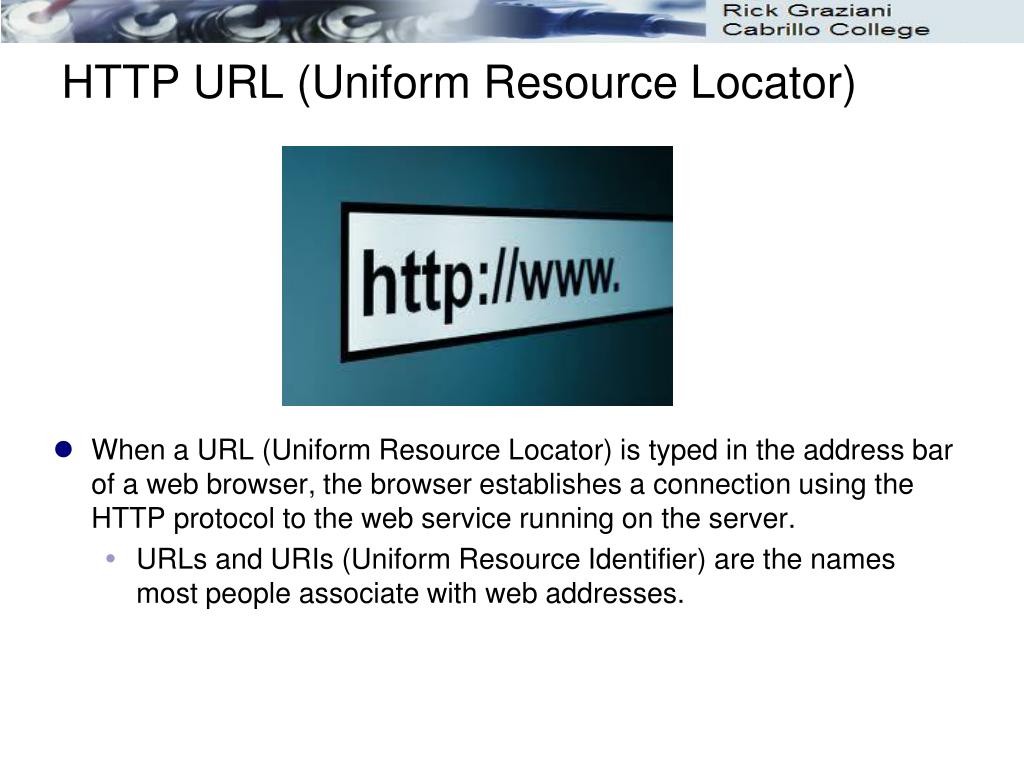 The Uniform Resource Locator Url