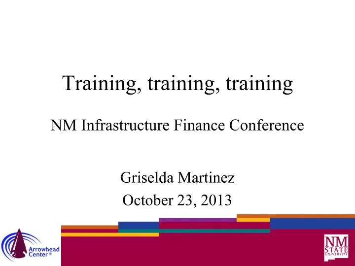 training training training nm infrastructure finance conference n.