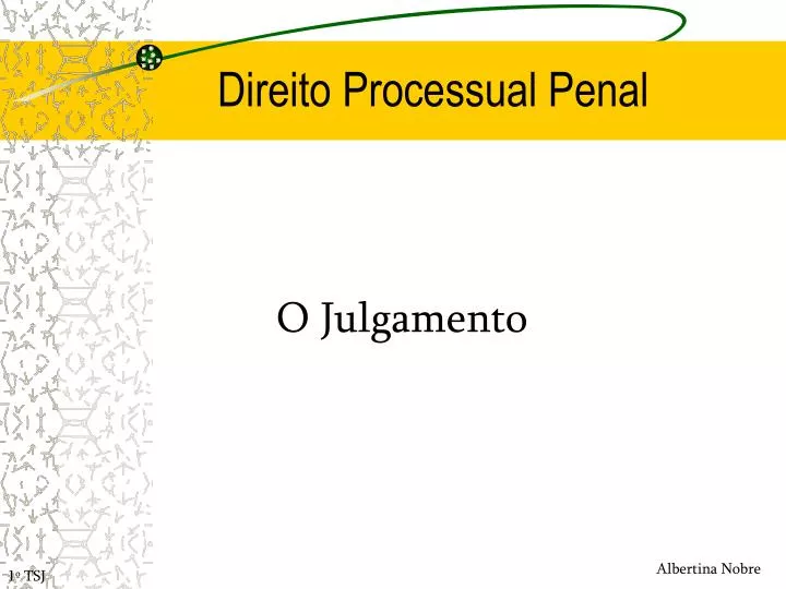 direito processual penal n.