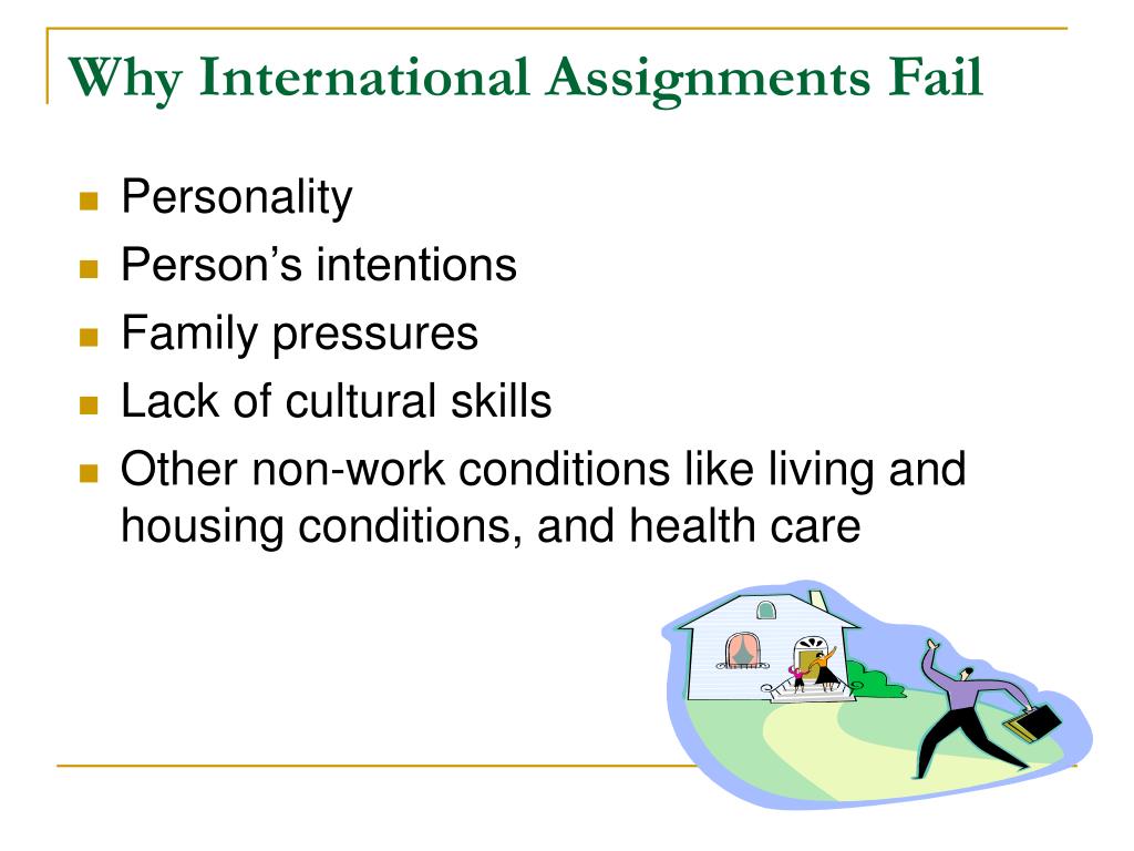 why international assignments fail