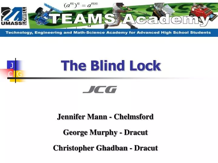 the blind lock n.
