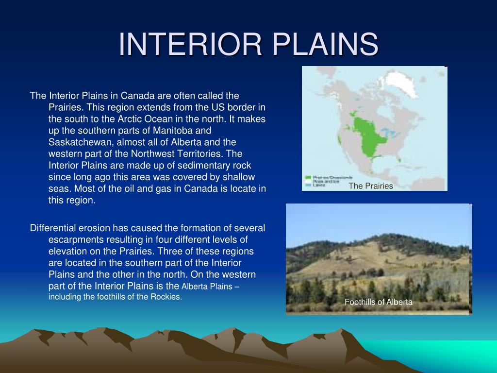 Ppt Landform Regions In Canada Powerpoint Presentation