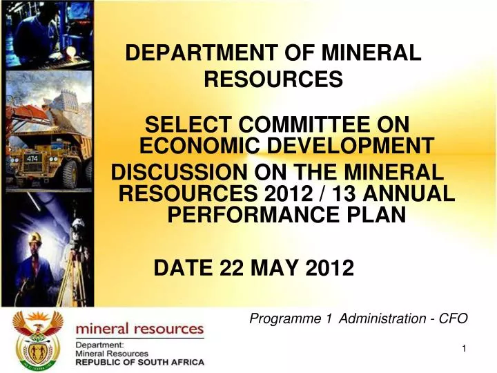 department of mineral resources n.