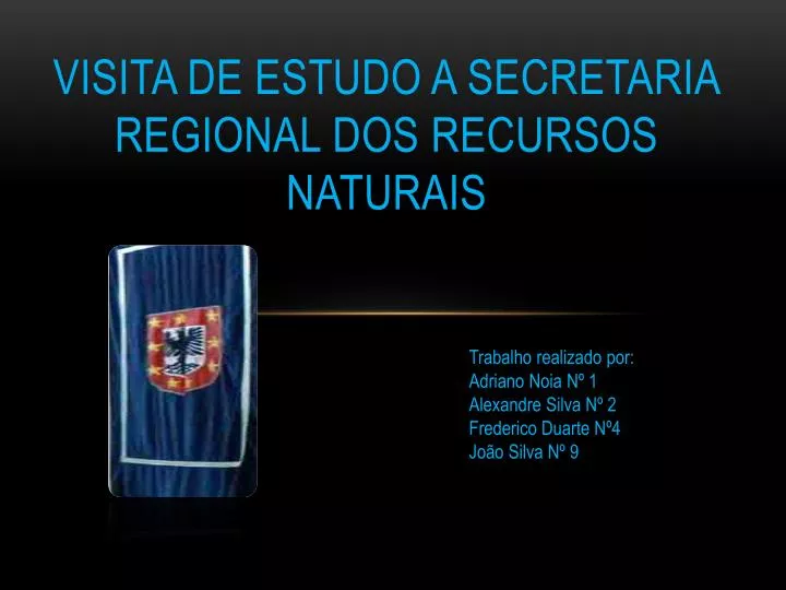 visita de estudo a secretaria regional dos recursos naturais n.