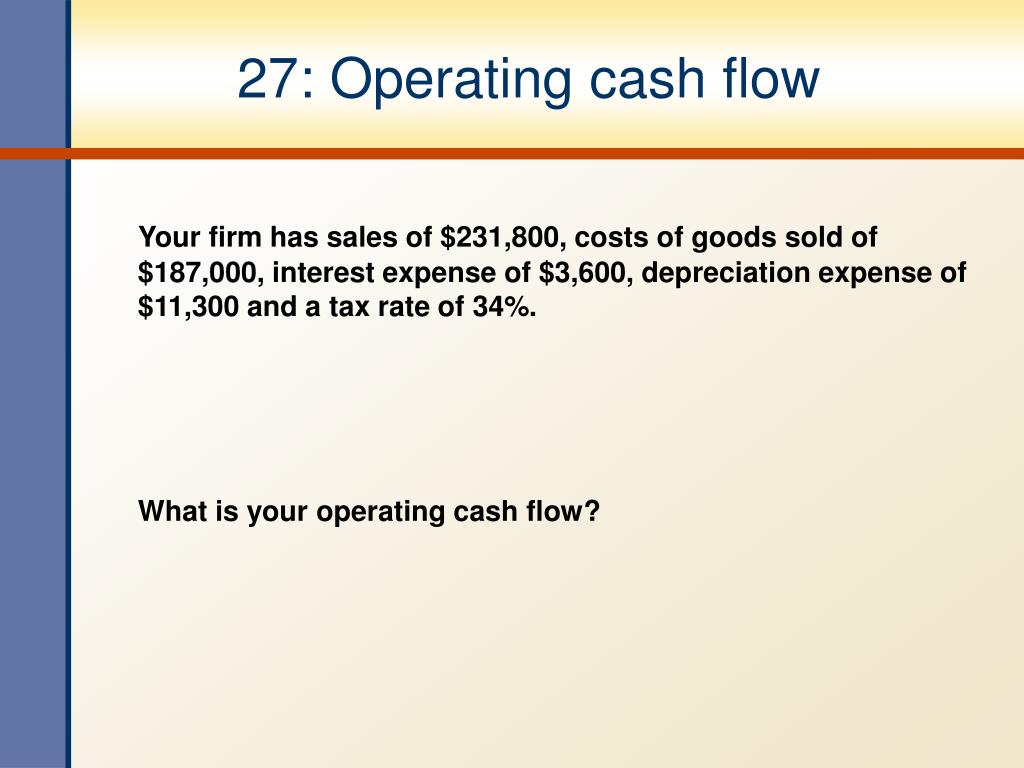 operating cash flow meaning operating cash flow meaning