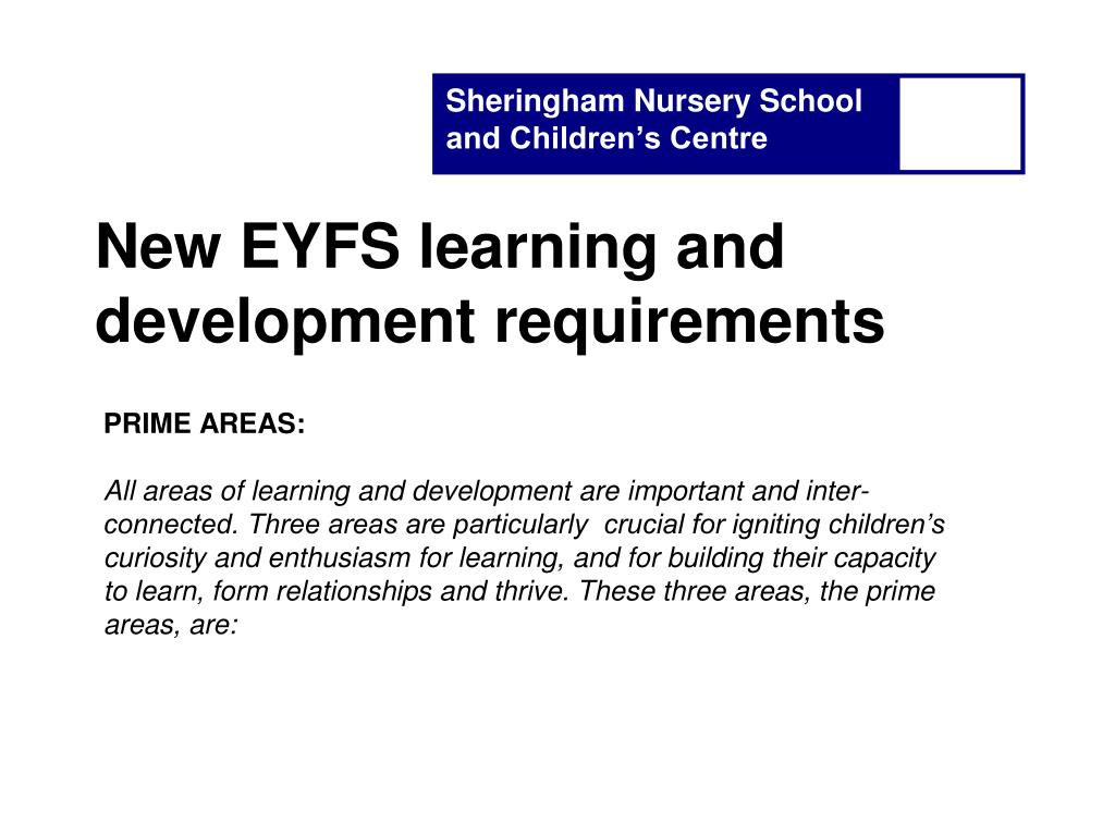 PPT The new EYFS framework PowerPoint Presentation, free download ID7041986