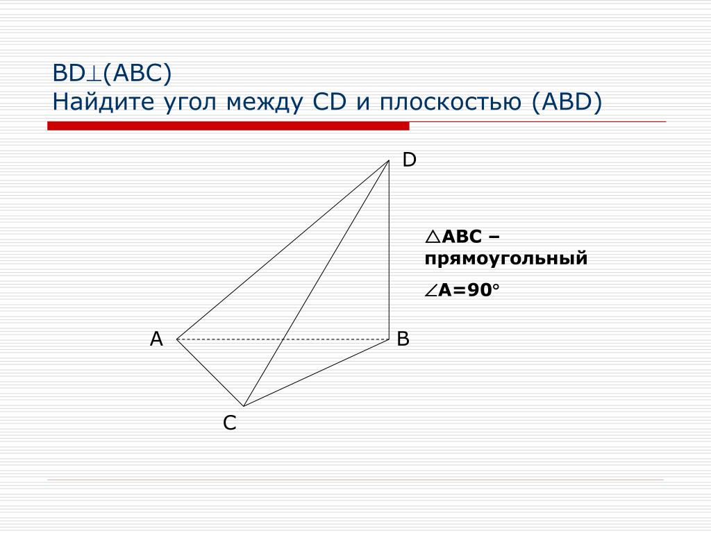 Найдите угол между абс и адс