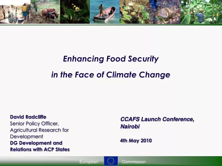 enhancing food security in the face of climate change n.