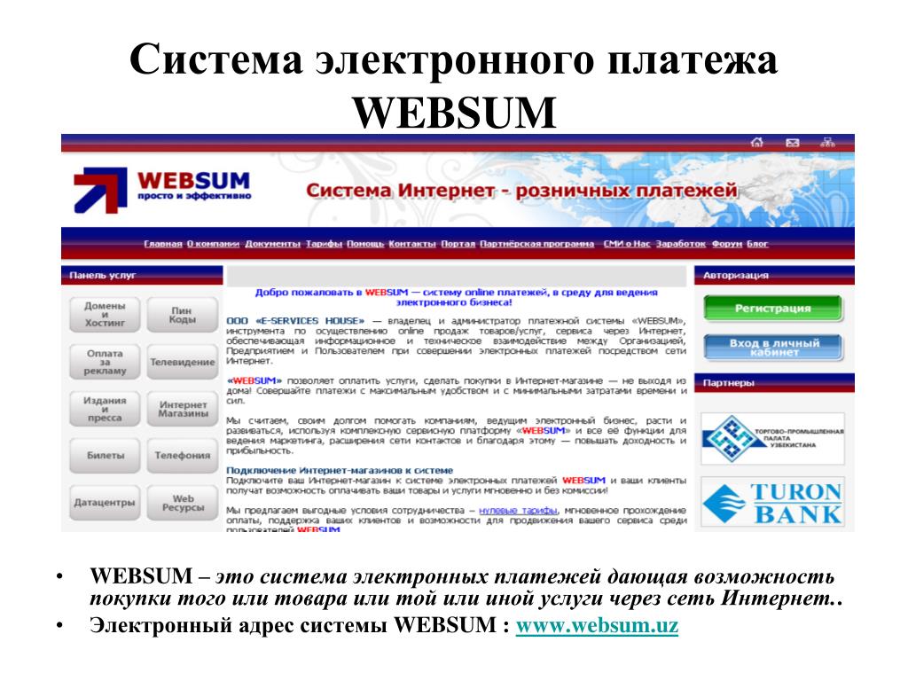 Сеть электронных магазинов. Вебсум. Возможности закупок. Возможности системы электронных денежных переводов Websum. Websum.
