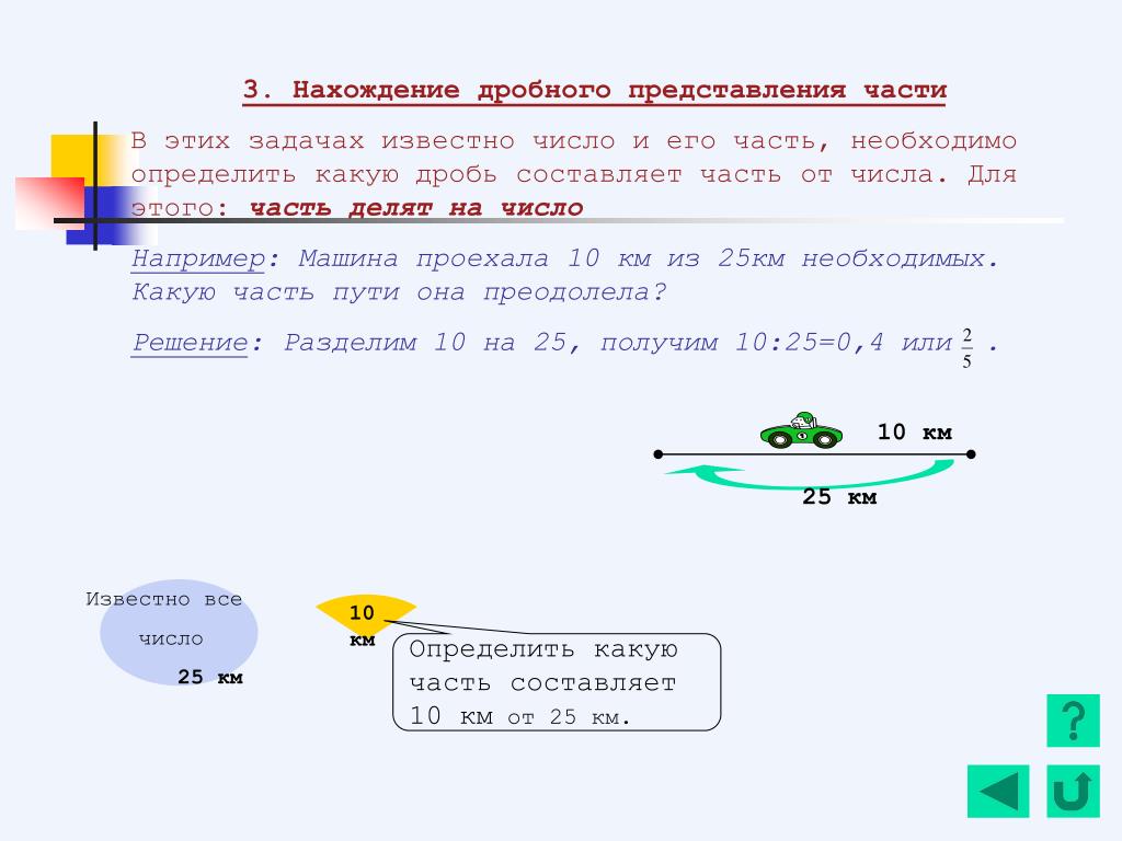 Задача на нахождение дробной части. Задание 4 класс нахождение числа по части или дроби по его части. Задача на нахождение количества по известным. Часть от числа и число по его части задачи на движение.